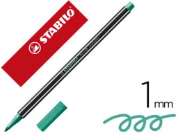 Rotulador acuarelable Stabilo Pen 68 tinta verde metálico
